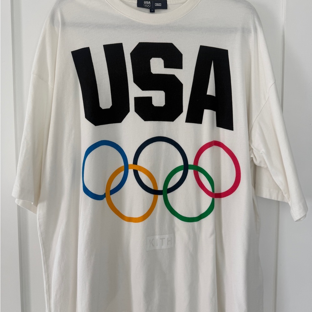 Kith USA Olympic Rings White T-Shirt